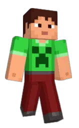 Dimquest's Minecraft skin wearing the Hero cape