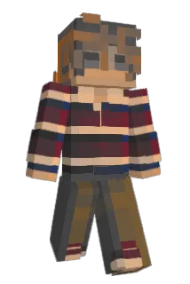 fiqtional Minecraft avatar full body