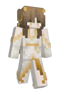 firefllying Minecraft avatar full body