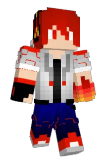 fireyoyoy Minecraft avatar full body