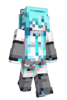 fittove Minecraft avatar full body