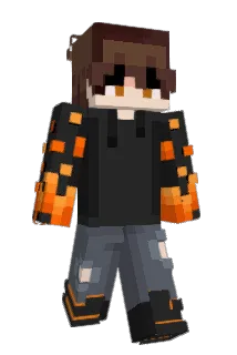 flameveins Minecraft avatar full body