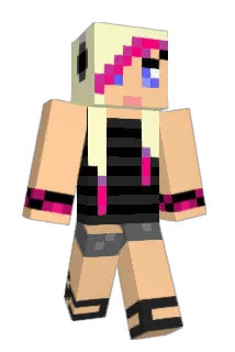 florrette Minecraft avatar full body