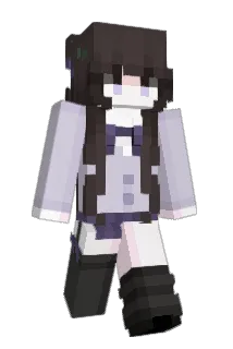 Minecraft-Avatar von fluffyathome: ganzer Körper