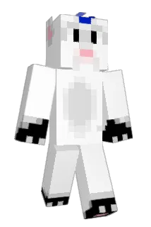 foxytuberat Minecraft avatar full body