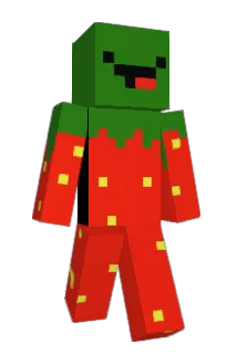 fresas Minecraft avatar full body