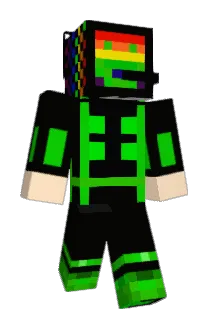 frogging Minecraft avatar full body
