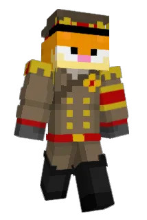 garfcat Minecraft avatar full body