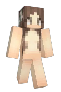 garpield Minecraft avatar full body