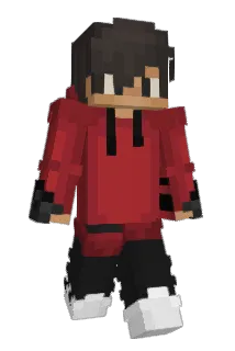 geborgener Minecraft avatar full body