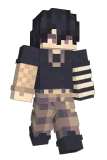gl1tchr Minecraft avatar full body
