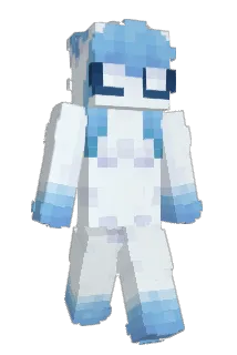 glaaceon Minecraft avatar full body