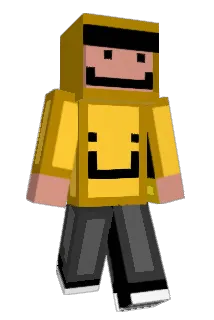 glitchGb Minecraft avatar full body