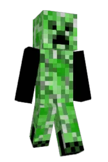 glitchers Minecraft avatar full body
