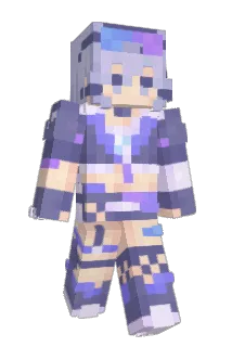 glitchia Minecraft avatar full body