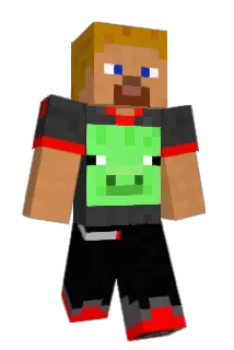 glitchpig Minecraft avatar full body