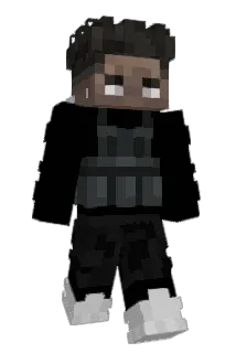 glithcher Minecraft avatar full body