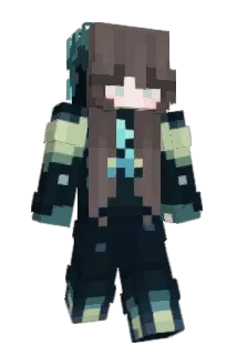 glittercrystal Minecraft avatar full body