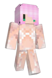 glitterheartz Minecraft avatar full body