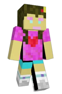 glitterymila Minecraft avatar full body