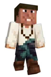 gnLUFFY Minecraft avatar full body