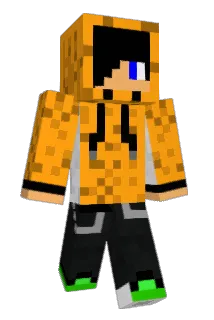 gokugold Minecraft avatar full body