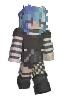 gothtrash Minecraft avatar full body