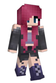 graftuinmeisje Minecraft avatar full body