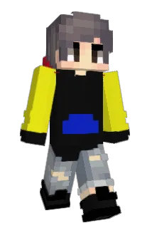 grayberetta Minecraft avatar full body