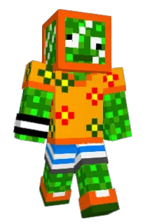 greencanvas Minecraft avatar full body