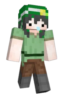 greenchoha Minecraft avatar full body