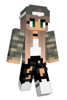greentiin Minecraft avatar full body