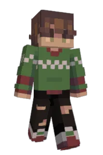 grey_ish Minecraft avatar full body