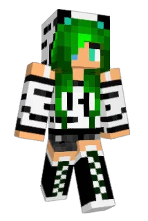 gronnfrosk Minecraft avatar full body