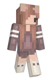 grrrl Minecraft avatar full body