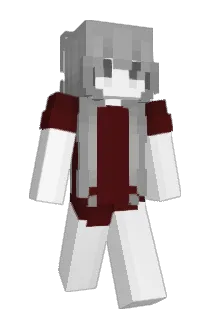 guttering Minecraft avatar full body