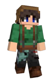 hLuigi Minecraft avatar full body