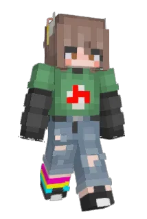 h_Jenn Minecraft avatar full body