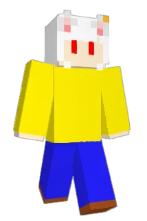 hakunekonoa Minecraft avatar full body