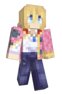 halfstray Minecraft avatar full body