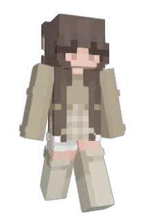 halfxperson Minecraft avatar full body