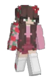 hannahxxrose Minecraft avatar full body