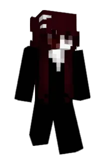 hearts_bw Minecraft avatar full body