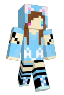 heheenana Minecraft avatar full body