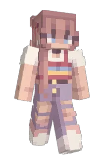 heliheart Minecraft avatar full body