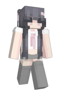 hinasakie Minecraft avatar full body