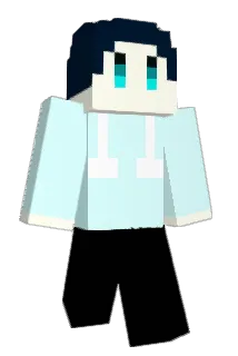 hlded Minecraft avatar full body