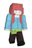 hlet Minecraft avatar full body