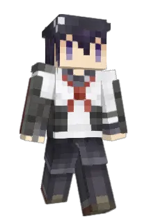 hosoneko Minecraft avatar full body