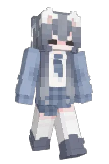 hottubcat Minecraft avatar full body